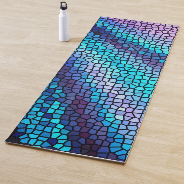 Mosaikröten aus farbfestem Glas Yogamatte (Beispiel)