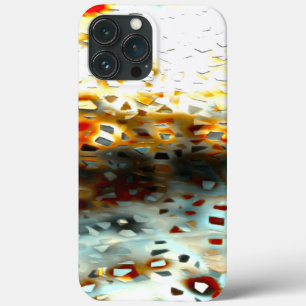 Mosaikschrott, der über graue und korallenförmige Case-Mate iPhone hülle