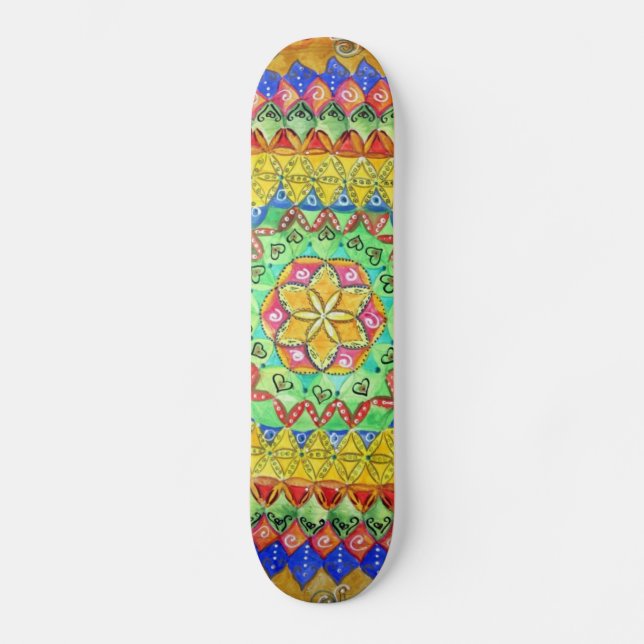 Mosaikskateboard Skateboard (Vorderseite)