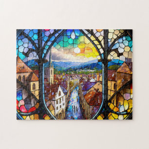 Mosaikstadt 3 Einfache Gehirngeschichte Rätsel Fot Puzzle