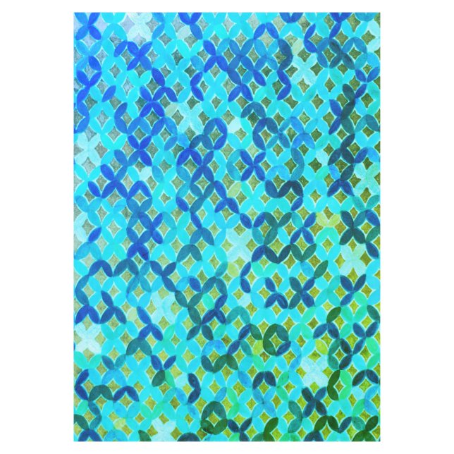 Mosaiktablette Tischdecke (Vorderseite)