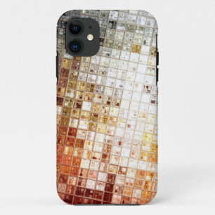 Mosaiktexturen Grafik vintage iPhone 11 Hülle