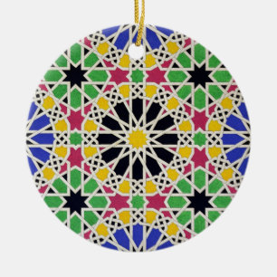 Mosaikverzierung in der Südseite des Gerichtes vo Keramikornament