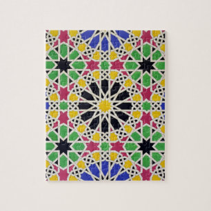 Mosaikverzierung in der Südseite des Gerichtes vo Puzzle