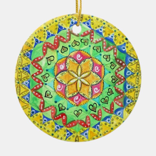Mosaikverzierung Keramikornament (Vorne)