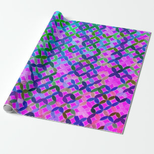 Mosaikwappenpapier Geschenkpapier