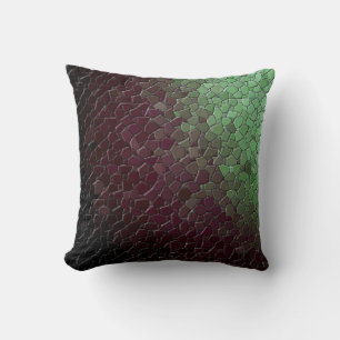 Mosaikwurzelpilz grün kissen