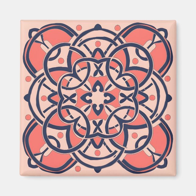 Mosaikzellige Magnet (Vorne)