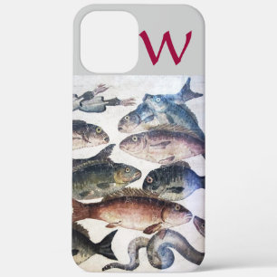 MOSAISCHE ANTIKANISCHE FISCHE, MONOGRAMM FÜR DAS M Case-Mate iPhone HÜLLE