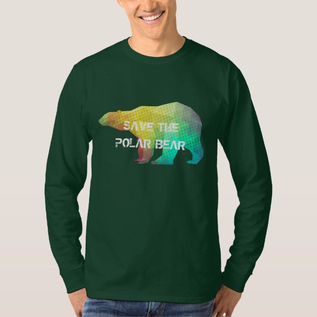 MOSAISCHER FARBENBEFEHL (DER POLARBEAR GERETTET) T-Shirt (Vorderseite)