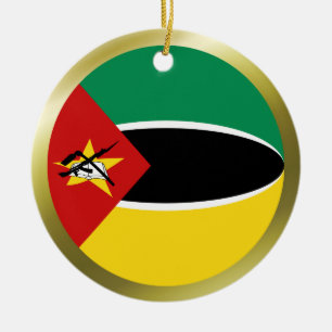 Mosambik Flag Ornament