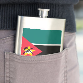 Mosambik-Flagge Flachmann