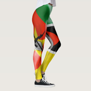 Mosambik-Flagge Leggings