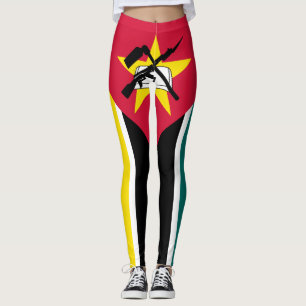 Mosambik-Flagge Leggings