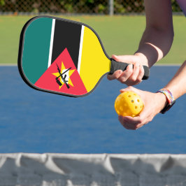 Mosambik-Flagge Pickleball Schläger