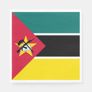 Mosambik-Flagge Serviette