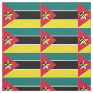 Mosambik-Flagge Stoff