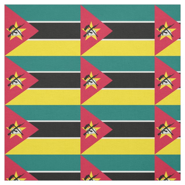 Mosambik-Flagge Stoff (Muster)