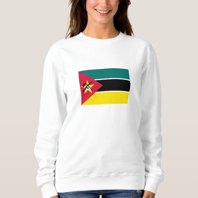 Mosambik-Flagge Sweatshirt (Vorderseite)