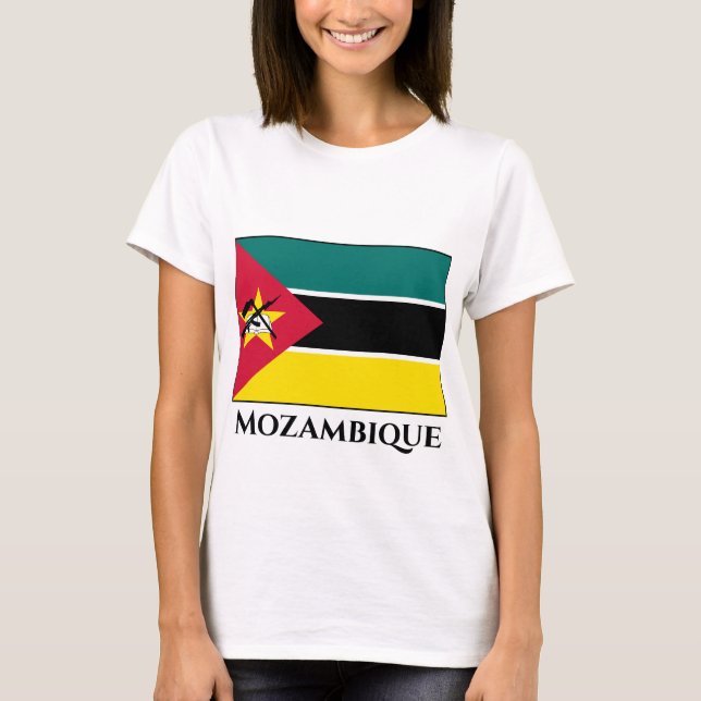 Mosambik-Flagge T-Shirt (Vorderseite)