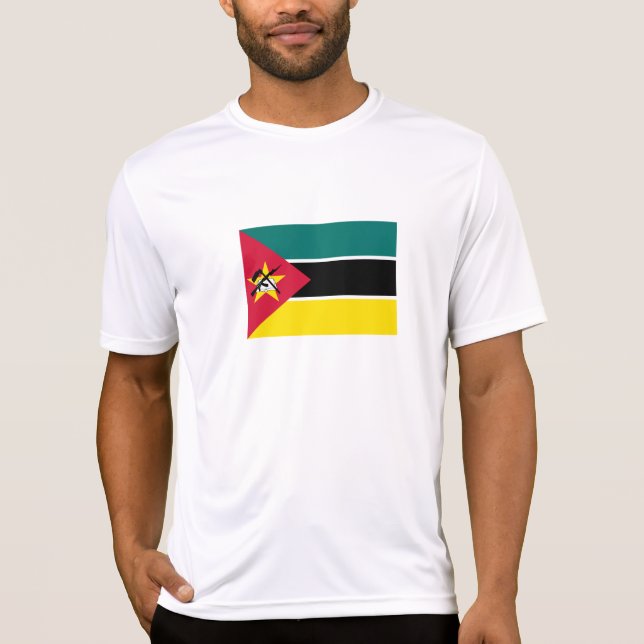 Mosambik-Flagge T-Shirt (Vorderseite)