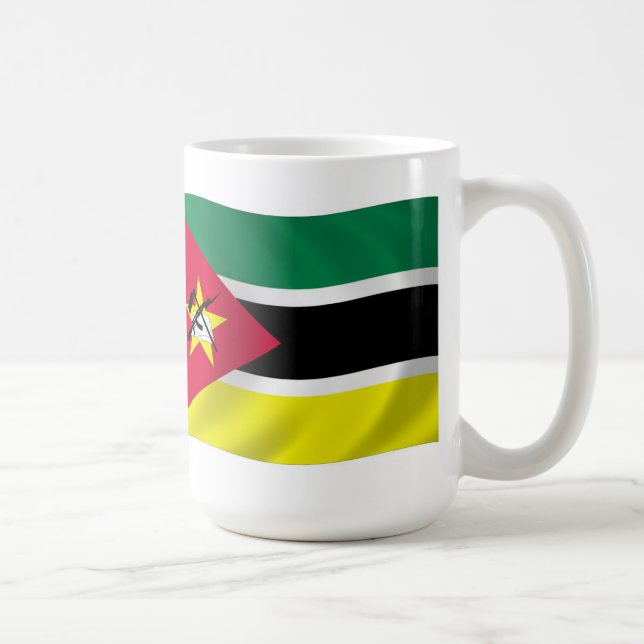 Mosambik-Flagge Tasse (Rechts)