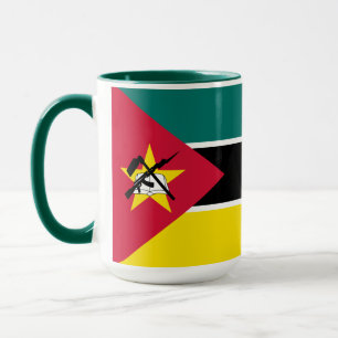 Mosambik-Flagge Tasse