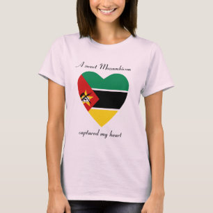 Mosambik-Flaggen-Schatz-T - Shirt