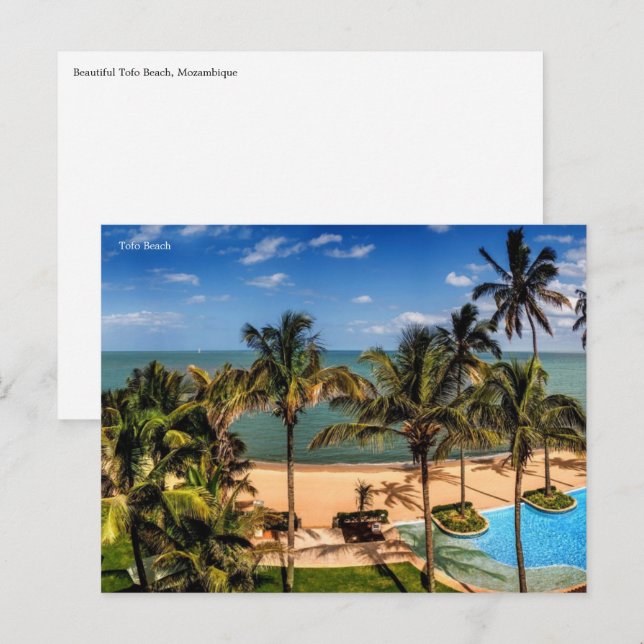 Mosambik Postkarte (Vorne/Hinten)