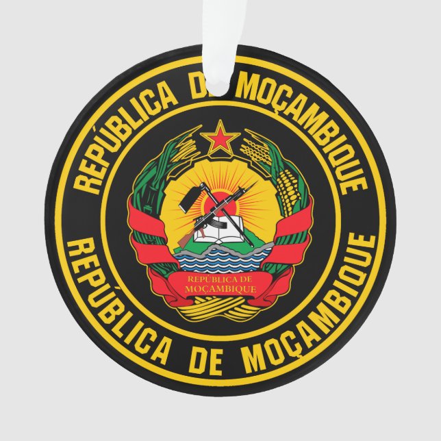 Mosambik RundEmblem Ornament (Vorderseite)