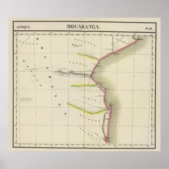 Mosambik, Simbabwe 49 Poster (Vorne)