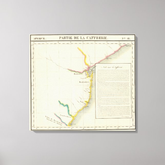 Mosambik, Südafrika 52 Leinwanddruck (Vorderseite)