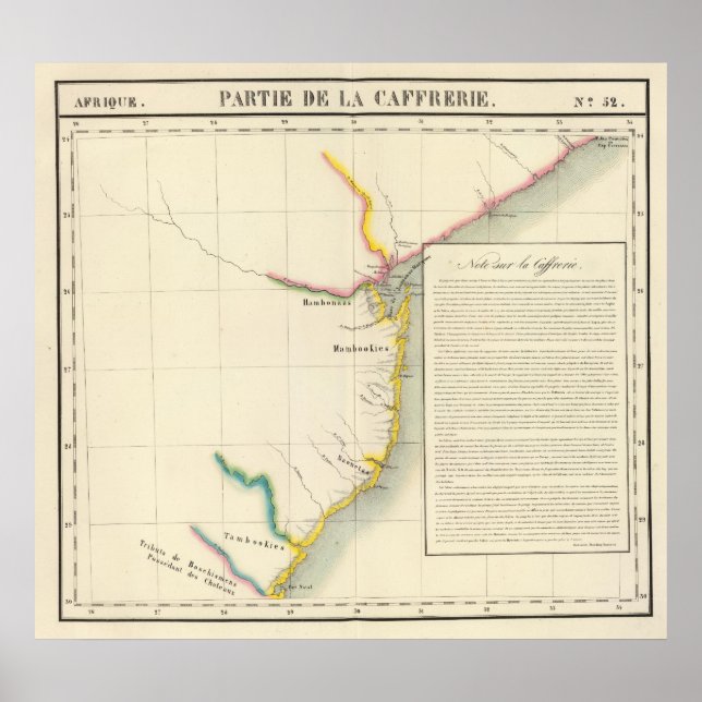 Mosambik, Südafrika 52 Poster (Vorne)
