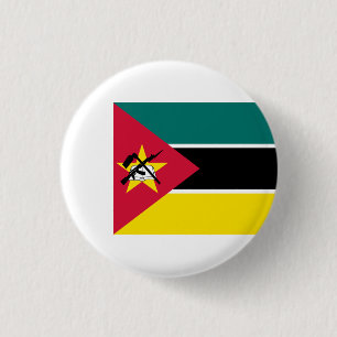 mosambikanische Flagge, Flagge Mosambiks Button