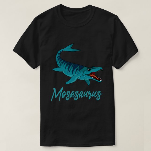 Mosasaurus Aquatic Dinosaur Paläontologe Prehist T-Shirt (Design vorne)