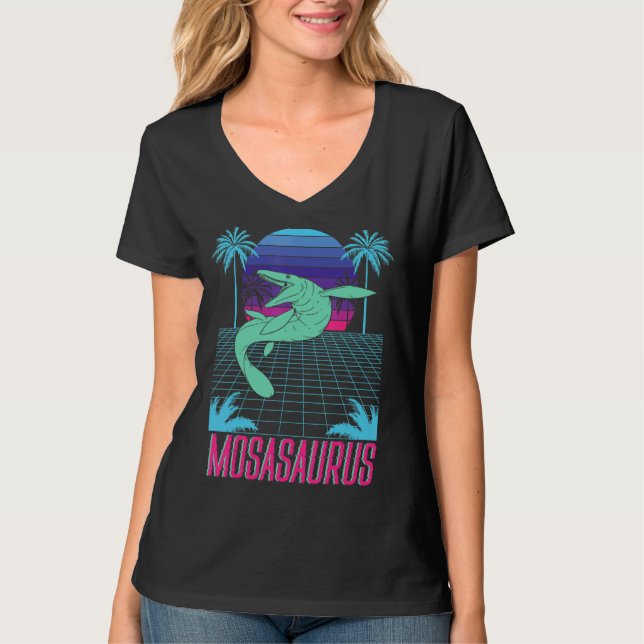 Mosasaurus Dino Future Paleontologe Dinosaur T-Shirt (Vorderseite)