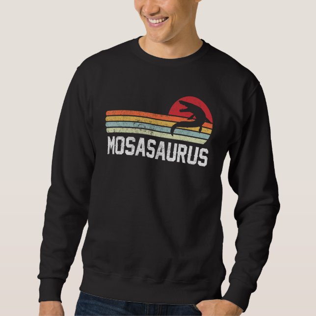Mosasaurus Dino Prähistorischer Dinosaurier 3 Sweatshirt (Vorderseite)