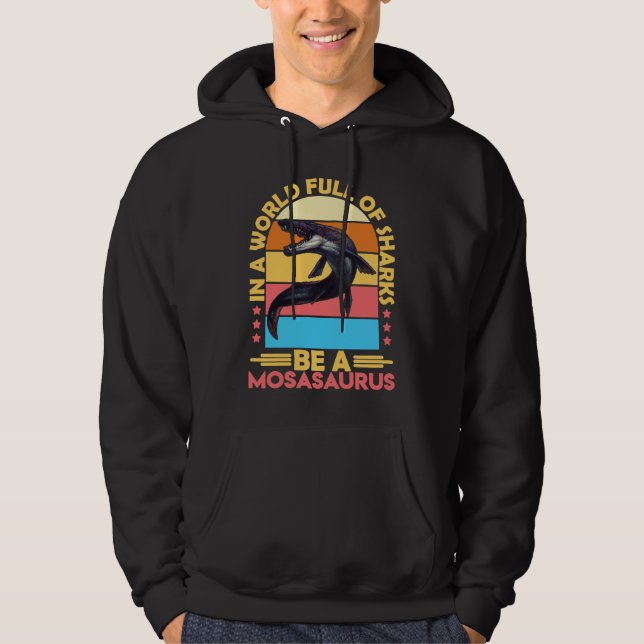 Mosasaurus Dino Prehistoric Dinosaur 6 Hoodie (Vorderseite)