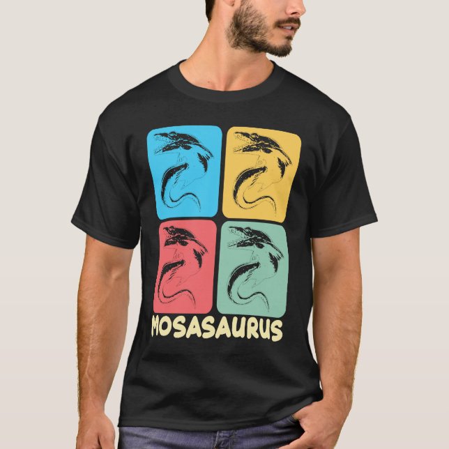 Mosasaurus Dino Prehistoric Dinosaur T-Shirt (Vorderseite)
