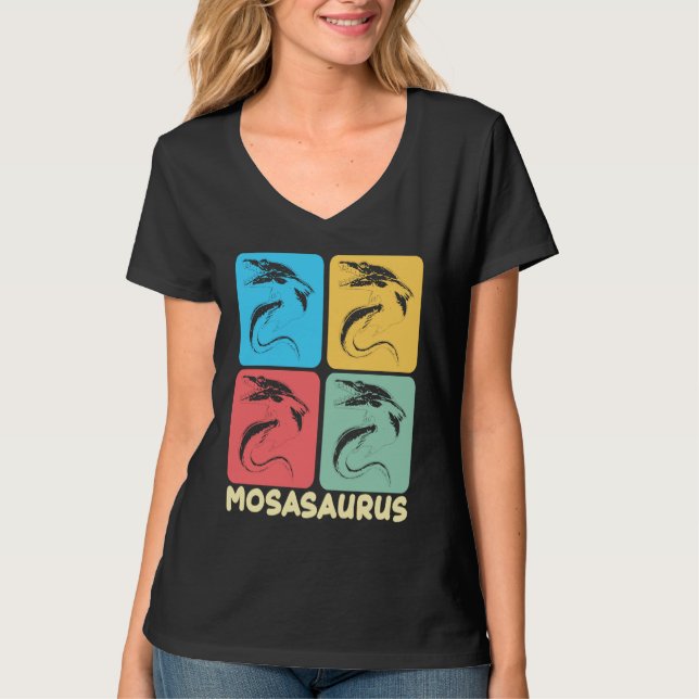 Mosasaurus Dino Prehistoric Dinosaur T-Shirt (Vorderseite)
