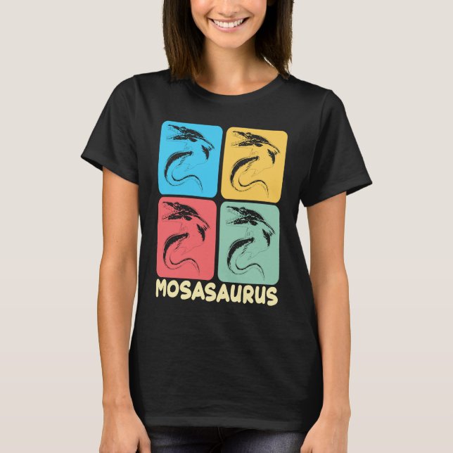 Mosasaurus Dino Prehistoric Dinosaur T-Shirt (Vorderseite)