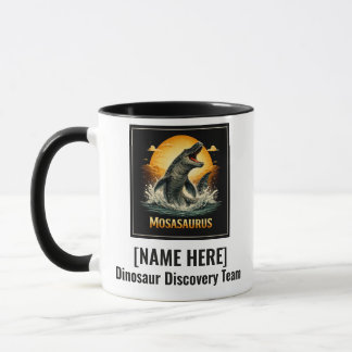 Mosasaurus Dinosaur Prähistorischer Mond Tasse