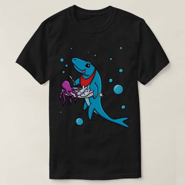 Mosasaurus Eating T-Shirt (Design vorne)
