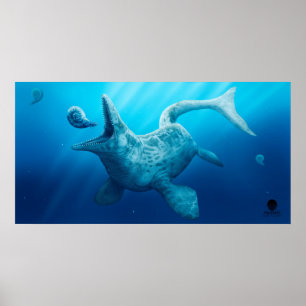 Mosasaurus-Poster Poster