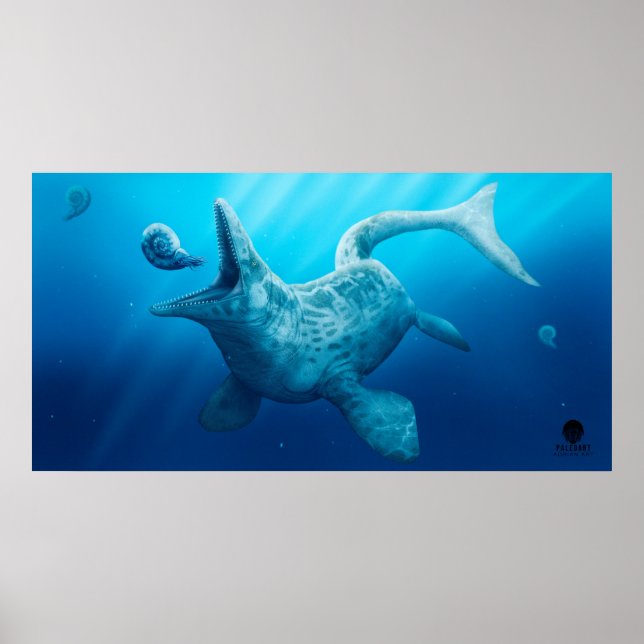Mosasaurus-Poster Poster (Vorne)