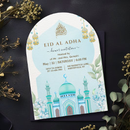 Moschee Eid al Adha Abendessen Einladung