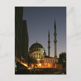 Moschee in Istanbul, Türkei Postkarte