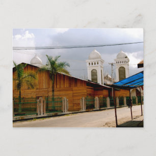 Moschee in Kumai, Kalimantan Postkarte