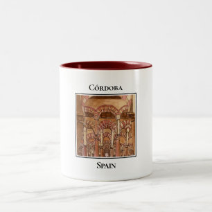 Moschee-Kathedrale, Córdoba, Spanien Zweifarbige Tasse