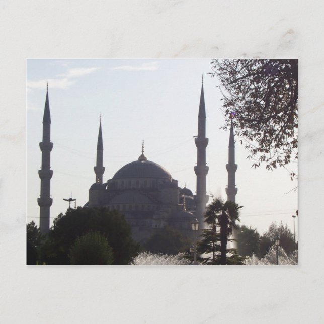 Moschee Minarets und mehr Postkarte (Vorderseite)